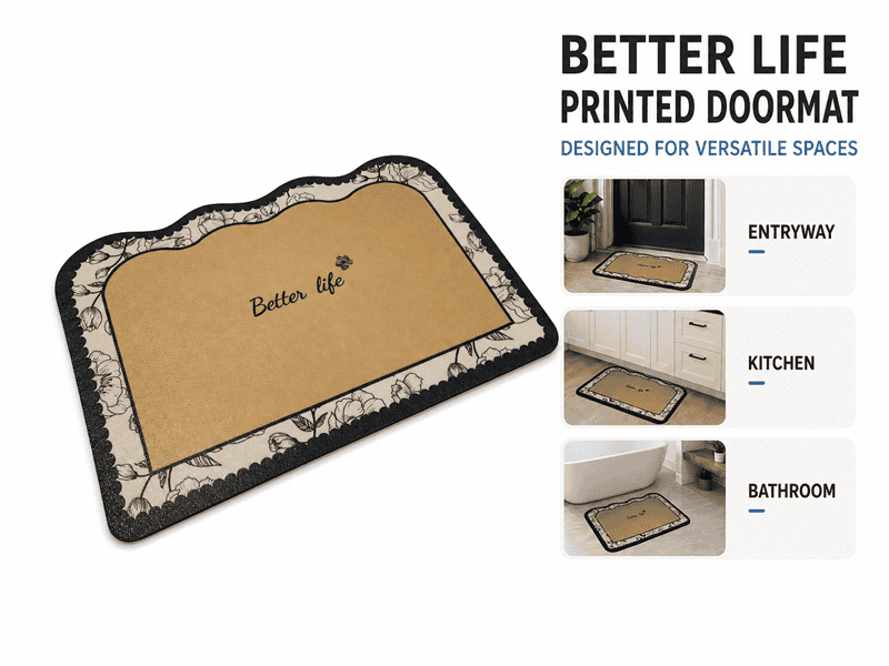 Soft-Touch Coated Absorbent Floor Mat